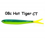 OSHELURE Zander Tail Pelagic 7" 08c-Hot Tiger Chart Tail (1 gab.) silikona mānekļi