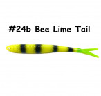 OSHELURE Zander Tail Pelagic 7" 24b-Bee Lime Tail (1 gab.) silikona mānekļi