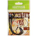 HITFISH Monster Offset Hook #11/0, Ø2.60mm, (2 pcs) офсетные крючки