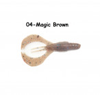 OSHELURE Catch Claws 2.4" 04-Magic Brown (8 gab.) silikona mānekļi