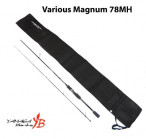 YAMAGA BLANKS Various Magnum 78MH 2.36m, 10-38g, PE #0.6-#1.5, Fuji SiC-S Stainless Frame K guides, Fuji reel seat, carbon 92%, weight 111g спиннинг
