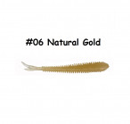 OSHELURE Magnet 2.5" 06-Natural Gold (12 pcs) softbaits