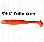 KEITECH Easy Shiner 3.5" #407 Delta Craw (7 pcs) softbaits
