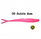 OSHELURE Zander Tail 7" 09-Bubble Gum (1gab.) silikona māneklis