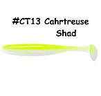 KEITECH Easy Shiner 3" #CT13 Chartreuse Shad  (10 шт.) силиконовые приманки