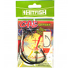 HITFISH CPS Offset Hook #8/0, Ø2mm, (2 pcs) офсетные крючки