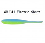 KEITECH Shad Impact 2" #LT41 Electric Chart  (12 pcs) softbaits