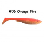 MAILE BAITS CROCODILE L 23cm, 80g, #06 Orange Fire (1 pc) softbaits