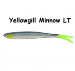 OSHELURE Zander Tail Pelagic 7" Yellowgill Minnow Lime Tail (1 gab.) silikona mānekļi