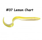 Silicone Eeel XL 20cm body, 40cm with full tail, 57g, #37-Lemon Chart, 1pc, силиконовые приманки