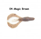 OSHELURE Catch Claws 2.8" 04-Magic Brown (7 gab.) silikona mānekļi