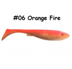 MAILE BAITS CROCODILE M 17cm, 40g, #06 Orange Fire (1 pc) силиконовые приманки