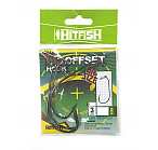 HITFISH TL Offset Hook #5/0, Ø1.60mm, (3 pcs) офсетные крючки