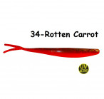 OSHELURE Zander Tail 5.7" 34-Rotten Carrot (1 gab.) silikona mānekļi