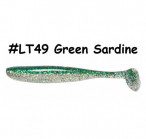 KEITECH Easy Shiner 3" #LT49 Green Sardine (10 шт.) силиконовые приманки