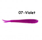 OSHELURE Magnet 3" 07-Violet (10 gab.) silikona mānekļi