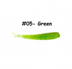 OSHELURE Magnet 2.5" 05-Green(12 pcs) softbaits