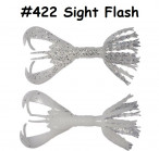 KEITECH Hyper Spider 3.2" #422 Sight Flash (6 pcs) softbaits
