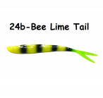 OSHELURE Zander Tail Universal 7" 24b-Bee Lime Tail (1gab.) softbaits
