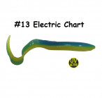 Silicone Eeel XL 20cm body, 40cm with full tail, 57g, #13-Electric Chart, 1pc, силиконовые приманки