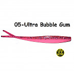 OSHELURE Zander Tail 7" 05-Ultra Bubble Gum (1gab.) силиконовые приманкa