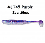 KEITECH Easy Shiner 3.5" #LT45 Purple Ice Shad (7 pcs) softbaits