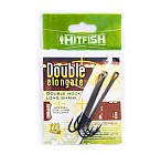 HITFISH Double Elongate #4/0, open shank, Ø1.38mm, lenght 67mm(3 pcs) double hooks