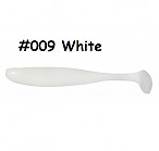 KEITECH Easy Shiner 3" #009 White (10 шт.) силиконовые приманки
