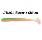 KEITECH Swing Impact 3" #BA01 Electric Chicken (10 шт.) силиконовые приманки