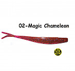 OSHELURE Zander Tail 7" 02-Magic Chameleon (1gab.) силиконовые приманкa