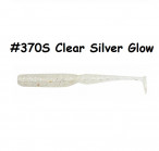 KEITECH Swing Bait 2.8" #370 Clear Silver Glow (8 pcs) softbaits