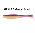 KEITECH Easy Shiner 3.5" #PAL12 Grape Shad (7 pcs) softbaits