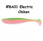 KEITECH Easy Shiner 5" #BA01 Electric Chiken (5 gab.) silikona mānekļi