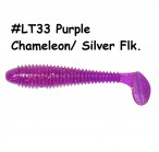 KEITECH Swing Impact Fat 2.8" #LT33 Purple Chameleon Silver Flk. (8 pcs) softbaits