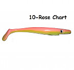 GOLTEENN Piggy 20cm 10-Rose Chart, 20cm, ~46g,(1 pcs) softbaits