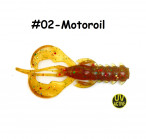 OSHELURE O-Claws 2.4" 02-Motoroil  (8 pcs) softbaits
