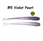 GOLTEENN Flat Slug 10"(25cm), ~25g 5-Violet Pearl (1 pcs) softbaits
