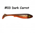 MAILE BAITS CROCODILE M 17cm, 40g, #03 Dark Carrot (1 pc) softbaits