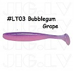 KEITECH Easy Shiner 3" #LT03 Bubblegum Grape (10 шт.) силиконовые приманки