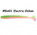 KEITECH Swing Impact 4.5" #BA01 Electric Chiken (6 pcs) softbaits