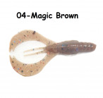 OSHELURE Catch Claws 3.2" 04- Magic Brown (6 pcs) softbaits