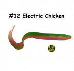 Silicone Eeel XL 20cm body, 40cm with full tail, 57g, #12-Electric Chicken, 1pc, силиконовые приманки