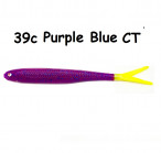 OSHELURE Zander Tail Pelagic 7" 39c-Purple Blue Chart Tail (1 gab.) silikona mānekļi
