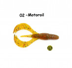 OSHELURE Catch Claws 2.4" 02-Motoroil  (8 pcs) softbaits