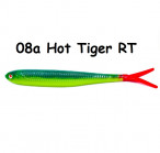 OSHELURE Zander Tail Pelagic 7" 08a-Hot Tiger Red Tail (1 gab.) silikona mānekļi